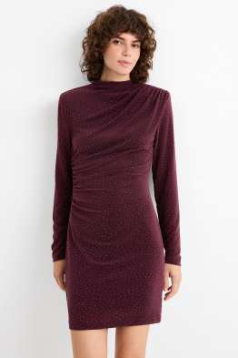 Robe Bodycon avec pierres de strass