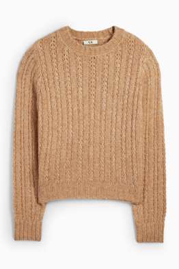 Pull - motif tressé