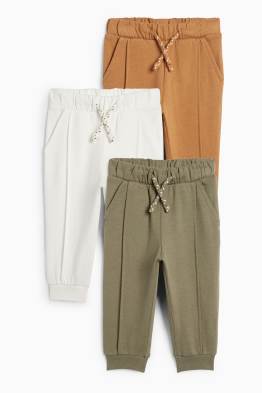 Lot de 3 - pantalons de jogging bébé