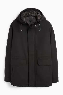 Parka con cappuccio - foderato