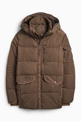 Parka acolchada con capucha