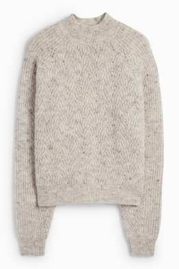 Jumper - cable knit pattern