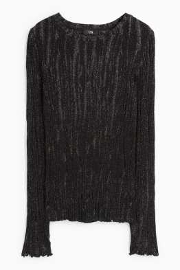 Samarreta de màniga llarga - regular fit - acanalada