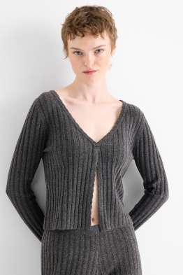 Cardigan - ribbed