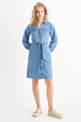 Robe-chemisier en jean