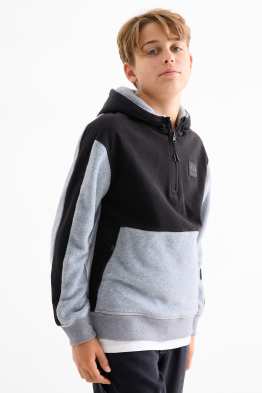 Sweat à capuche en polaire