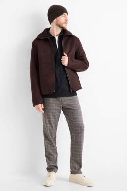 Chinos - tapered fit - check