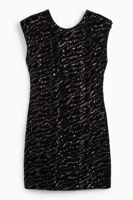 Pailletten-Bodycon-Kleid
