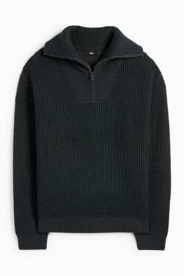 Maglione - tessuto tramato