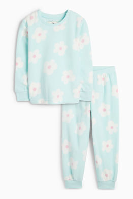 Květiny - zimní pyžamo - 2dílné
