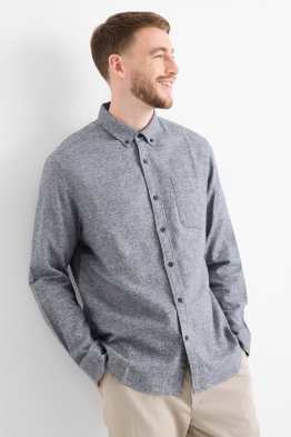 Shirt - regular fit - button-down collar