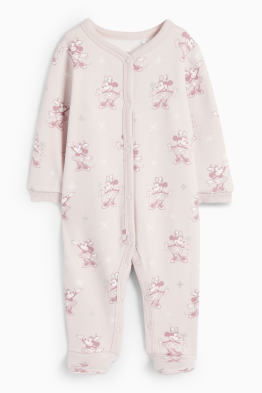 Minnie Mouse - pijama salopetă bebeluși - căptușită cu pluș