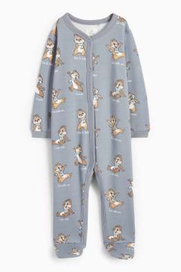 Chip și Dale - pijama salopetă bebeluși - căptușită cu pluș