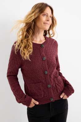 Strickjacke - strukturiert