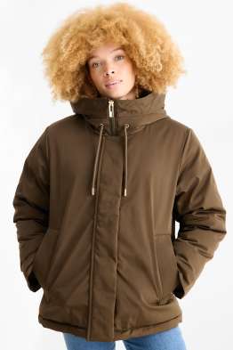 Veste à capuche - doublée - finition déperlante