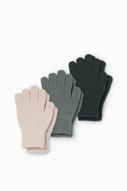 Set van 3 paar - handschoenen
