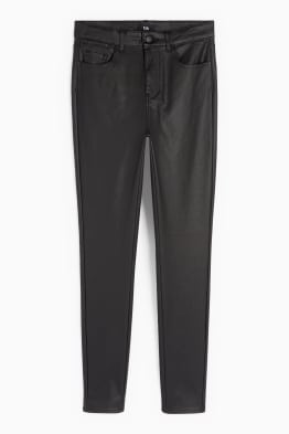Stoffhose - High Waist - Skinny Fit