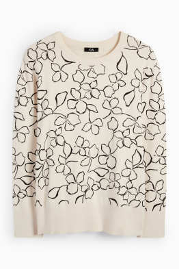 Pullover - geblümt