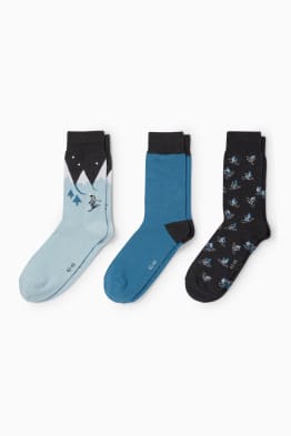 Multipack 3er - Socken mit Motiv - Ski