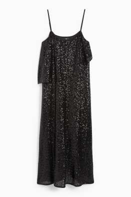 Pailletten-Kleid - Straight Fit
