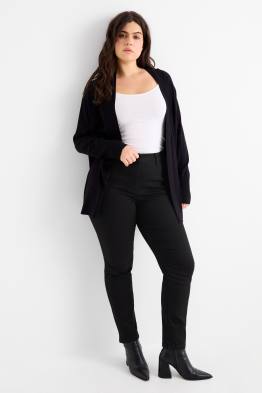 Slim jeans - mid-rise waist - stretch