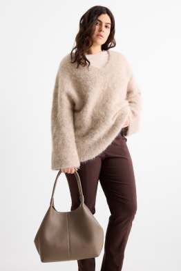 Großer Shopper - Lederimitat