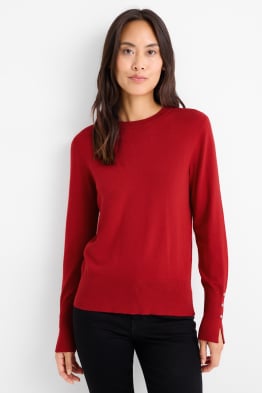 Maglione in filato lavorato a maglia fine