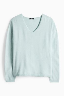 Pullover mit V-Ausschnitt