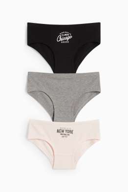 Lot de 3 - New York et Chicago - slip
