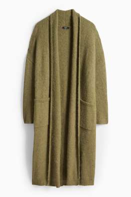 Lange Strickjacke