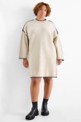 Gebreide jurk - straight fit