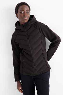 Veste de sport chaude à capuche - finition déperlante