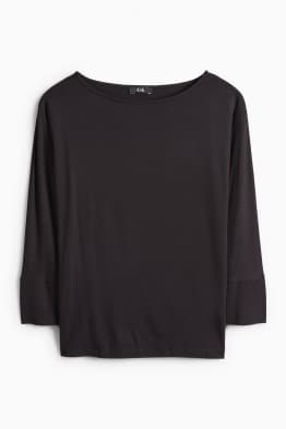 Tričko s dlouhým rukávem basic - regular fit