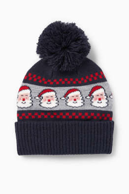 Santa - Weihnachts-Bommelmütze