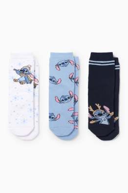 Multipack 3er - Lilo & Stitch - warme Socken mit Motiv