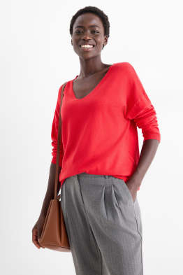V-neck jumper
