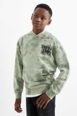 Sweat à capuche - à motif