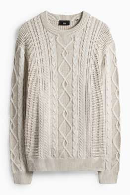 Pullover - Zopfmuster