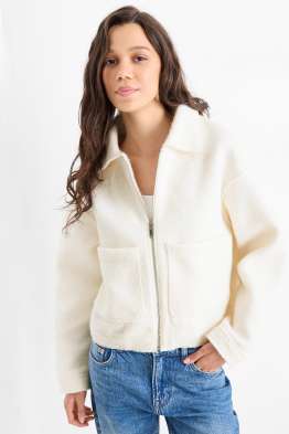 Veste en finition bouclé