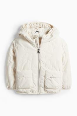 Mariposas - chaqueta acolchada con capucha - hidrófuga