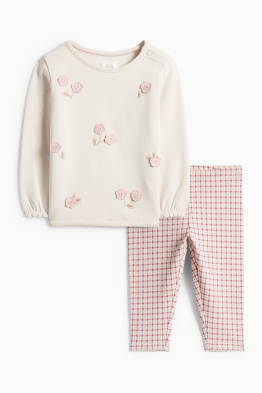 Květiny - outfit pro miminka - 2dílný