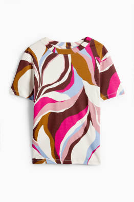 T-shirt - relaxed fit - met patroon