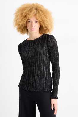 Samarreta de màniga llarga - regular fit - acanalada