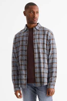 Camisa - regular fit - Kent - de quadres