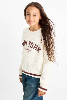 New York - Pullover - Zopfmuster