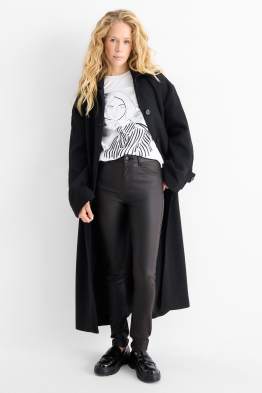 Stoffhose - High Waist - Skinny Fit