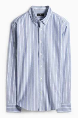 Hemd - Regular Fit - Button-down - gestreift