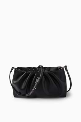 Torebka crossbody z odpinanym paskiem - imitacja skóry