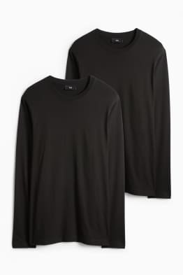 Multipack 2er - Langarmshirt - Regular Fit