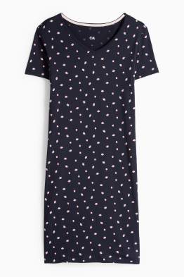 Noční košile - s květinovým vzorem